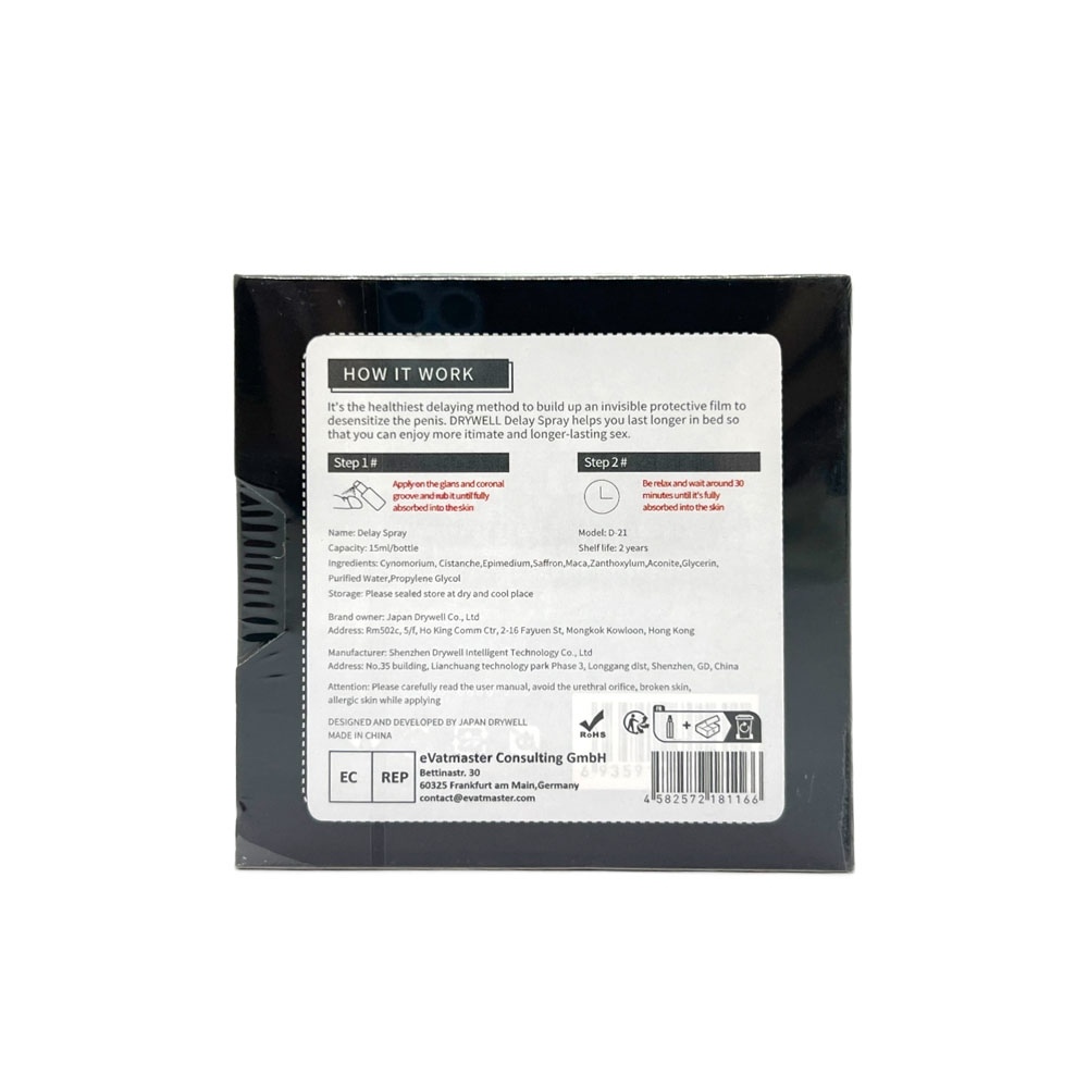 Xịt chống xuất tinh sớm DryWell D-21 15ml