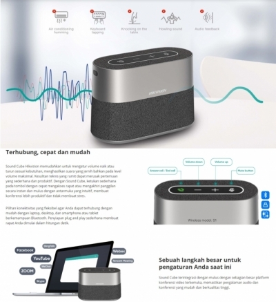 Loa hội nghị không dây Hikvision DS-UAC-S1V