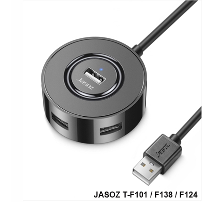 HUB USB 3.0 JASOZ F104 - Trắng (0.3m)