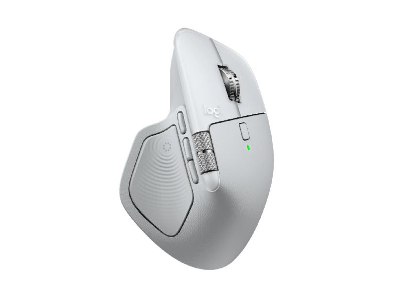 Chuột Logitech MX Master 4 FOR MAC Wireless Bluetooth Bạc White Silver 910-007578