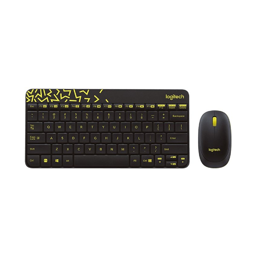 Bộ bàn phím chuột không dây Logitech MK240 NANO đen Wireless