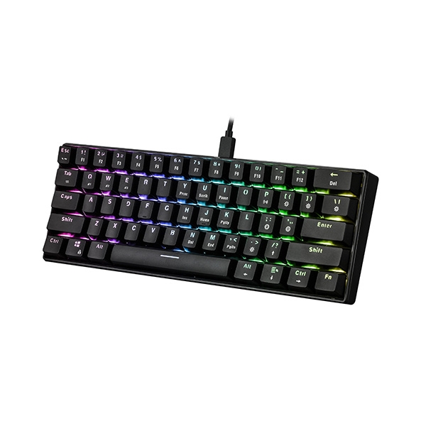 Bàn phím Gaming không dây E-Dra EK361W v2 Red Switch Black