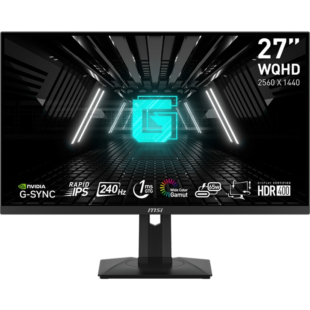 Màn Hình Gaming MSI G274QPX (27.0 inch - 2K - IPS - 240Hz - 1ms - USB TypeC - GSync - DisplayHDR400 - NightVision)