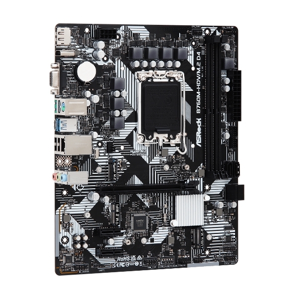 Mainboard Asrock B760M HDV/M.2 DDR4 (Intel B760/ Socket 1700/ M-ATX/ 2 khe ram/ DDR4)