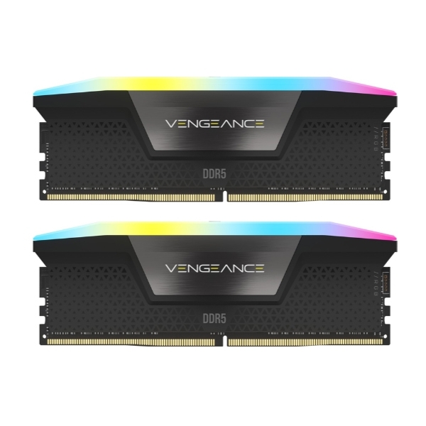 Ram desktop Corsair Vengeance RS RGB (CMH64GX5M2B5600C36) 64GB (2x32GB) (DDR5/ 5600 Mhz/ LED RGB/ Tản nhiệt/ Non-ECC)