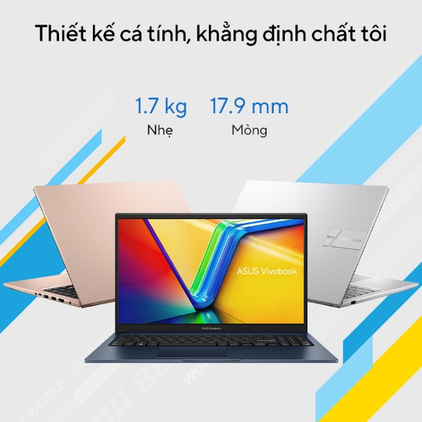 Laptop Asus Vivobook X1504ZA-NJ102W (i3 1215U/ 8GB/ 512GB SSD/ 15.6 inch FHD/ Win11/ Silver)