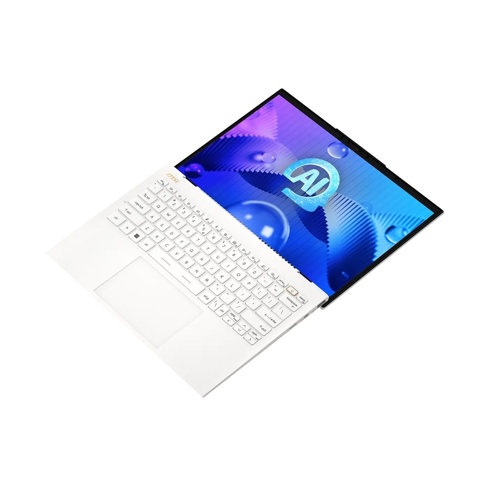 Laptop MSI Prestige 13 AI Evo A1MG-241VN (Ultra 5 125H/ 16GB/ 512GB SSD/ 13.3 inch 2.8K/ Win11/ Trắng/ Túi)