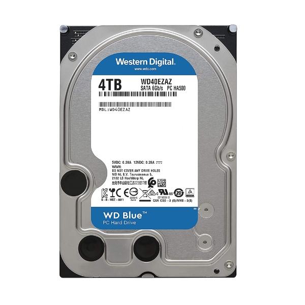 Ổ cứng Western Digital Blue 4TB WD40EZZX (3.5Inch/ 5400rpm/ 128 MB/ SATA3)