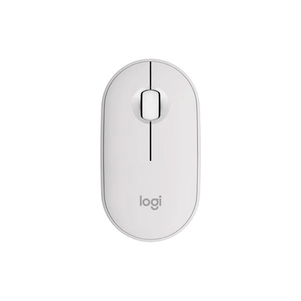 Chuột không dây Logitech Pebble M350S (Bluetooth/Wireless/ Trắng)