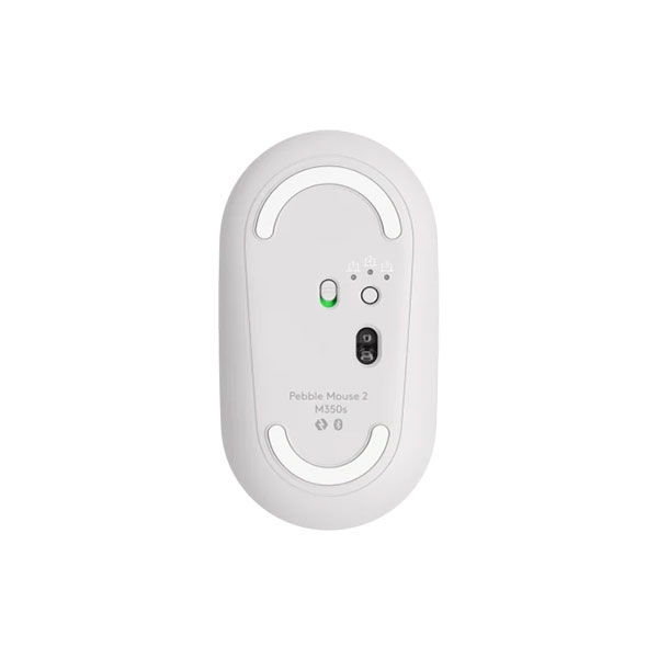 Chuột không dây Logitech Pebble M350S (Bluetooth/Wireless/ Trắng)
