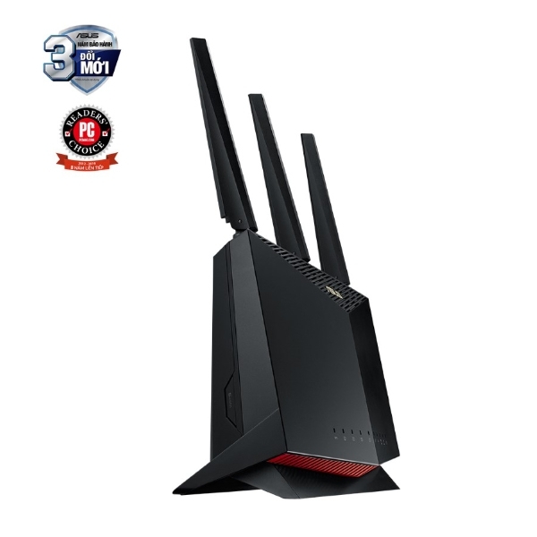 Bộ phát wifi 6 Asus RT-AX86U Pro (Chuẩn AX/ AX5700Mbps/ 3 Ăng-ten ngoài/ Wifi Mesh)