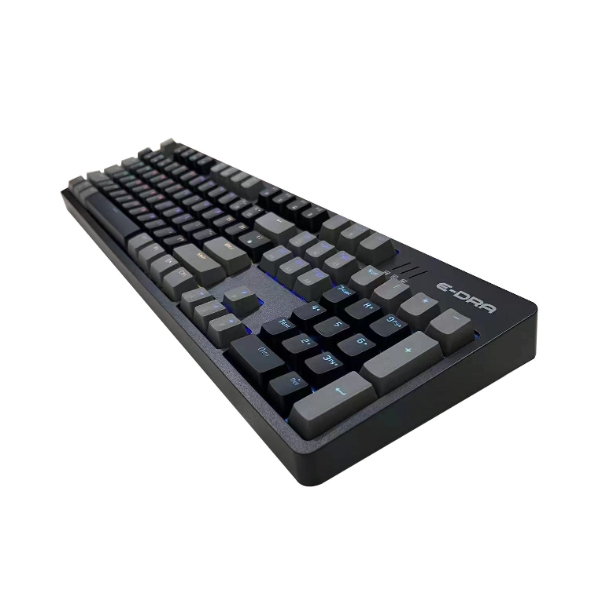 Bàn phím cơ E-Dra EK3104L - Alpha (Dark Gray + Black) Brown Switch