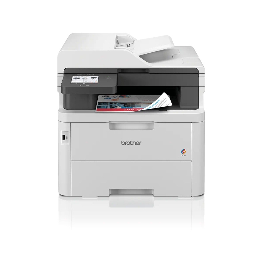 Máy in laser màu Brother MFC-L3760CDW (A4/A5/ In/ Copy/ Scan/ Fax/ Đảo mặt/ ADF/ USB/ LAN/ WIFI)