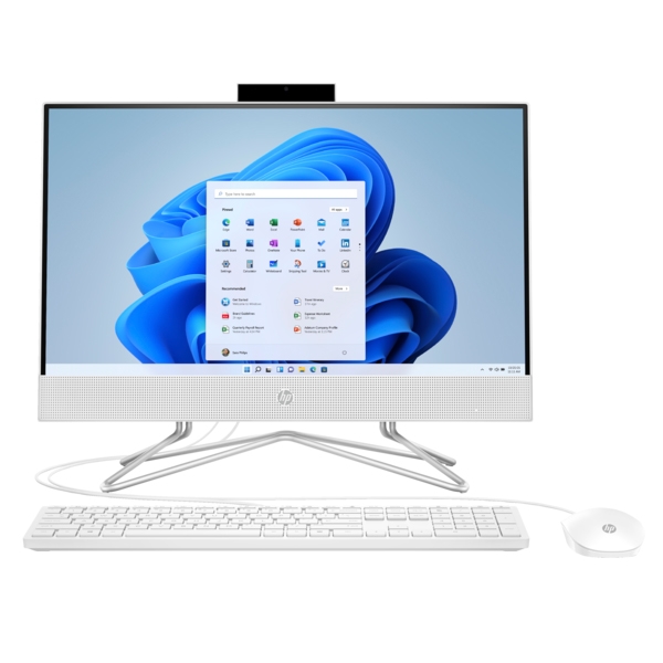 Máy bộ HP AIO 22-dd2043d 9A8J8PA (i5 1235U/ Ram 8GB/ SSD 512GB/ 21.5 FHD/ Windows 11/ Trắng)