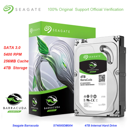 SEAGATE Barracuda ST4000DM004 Dung lượng 4000GB (4TB) 3.5