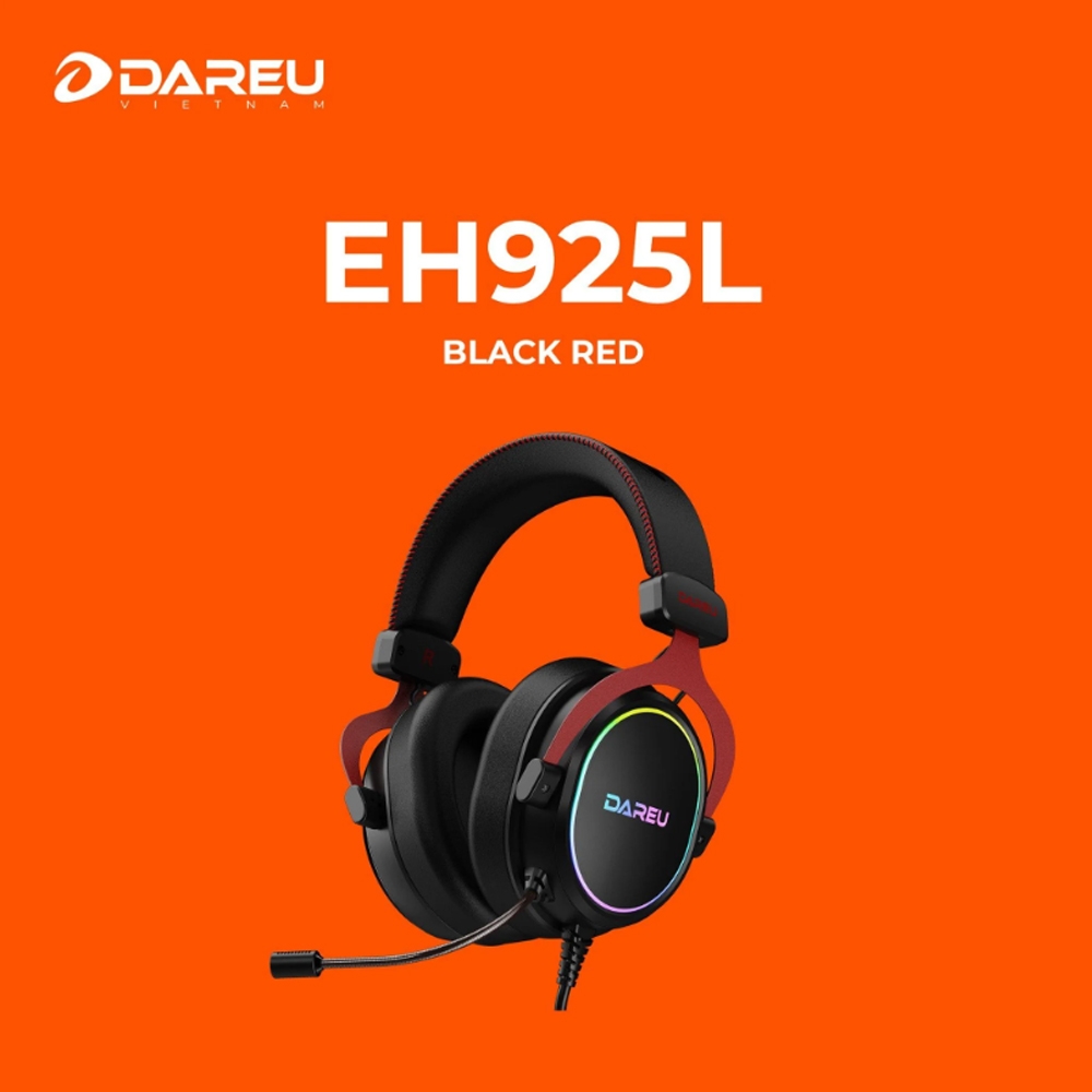 Tai nghe Gaming Dareu EH925L 7.1 (Đen/ LED RGB)