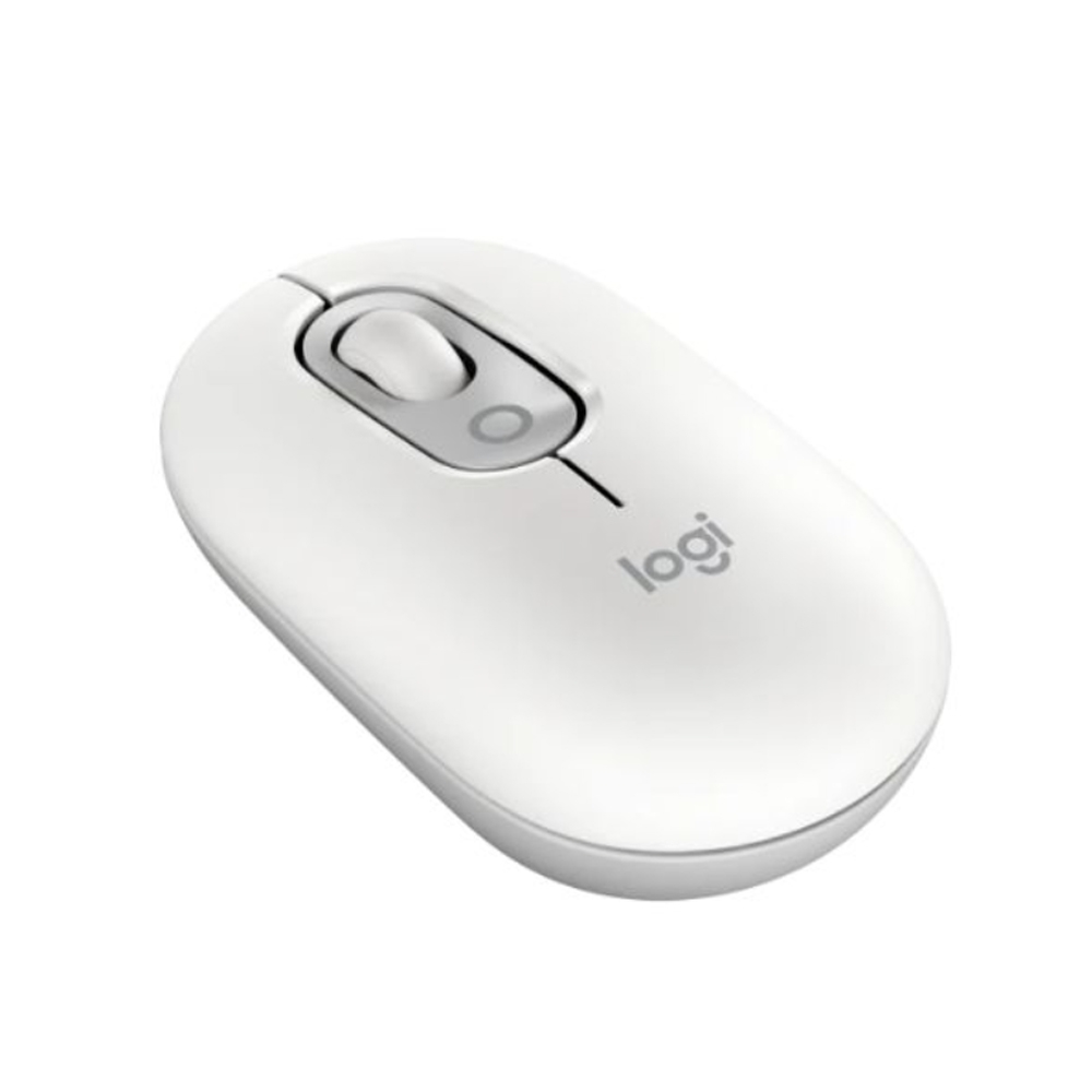 Chuột không dây Logitech POP Emoji (Bluetooth/Wireless/ Trắng)