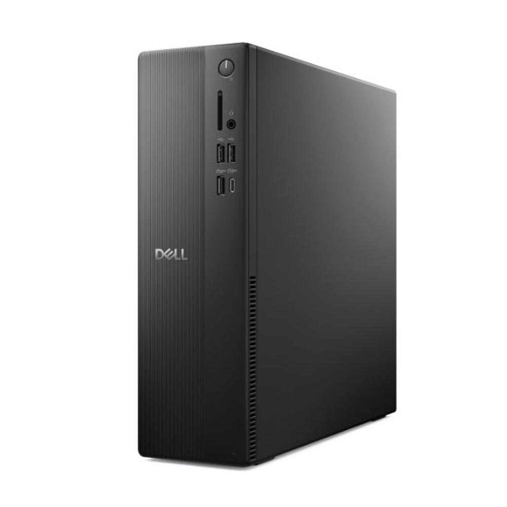 Máy tính để bàn Dell Slim ECS1250 (DS-14100-8-512G) | Đen | Intel Core i3-14100 | RAM 8GB DDR5 | 512GB SSD | K&M | WF+BL | Win 11 SL | SD Reader | 1Yr
