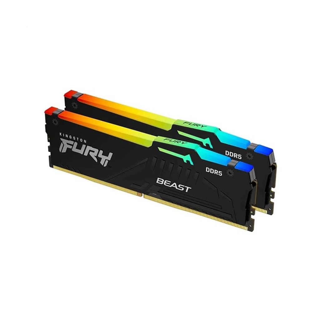 Ram desktop Kingston FURY Beast RGB EXPO 64GB (2x32GB) DDR5 6000Mhz (KF560C40BBAK2-64)