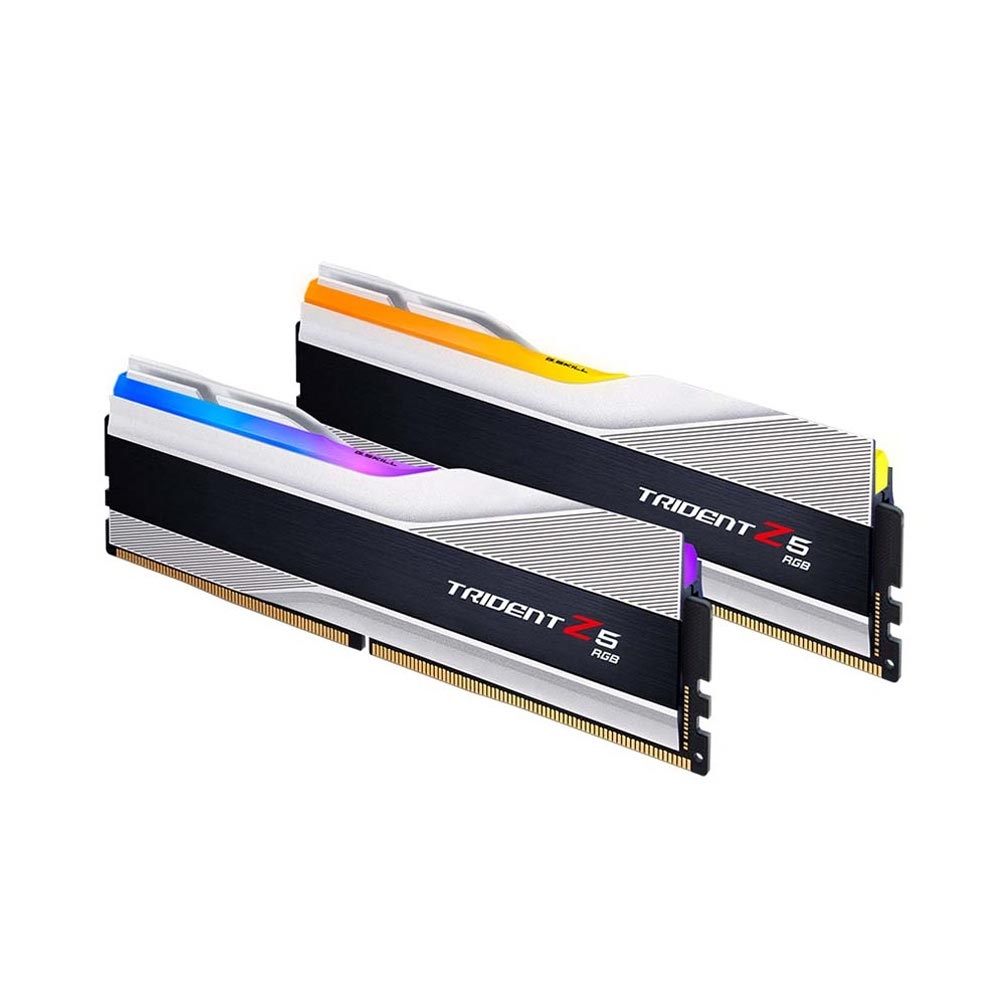 Ram PC GSKill Trident Z5 RGB 32GB (2x16GB) DDR5 6000Mhz White (F5-6000J3636F16GX2-TZ5RW)