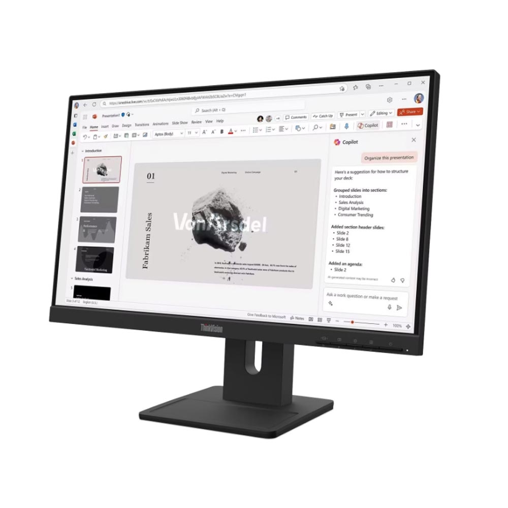 Màn hình Lenovo ThinkVision E22-40 64C9MAR6VN (21.5Inch/ Full HD/ 4ms/ 100HZ/ 250cd/m2/ IPS/ Loa)