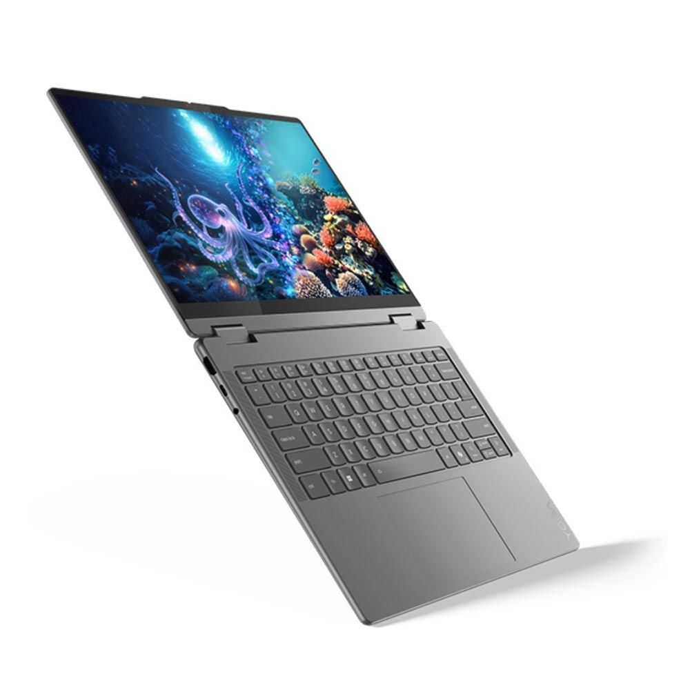 Laptop Lenovo Yoga 7 2-in-1 14ILL10 83JQ0094VN (Ultra 7 258V/ 32GB/ 1TB SSD/ 14 inch 2.8K Touch/ 120Hz/ Win 11/ Office/ Grey/ Vỏ nhôm/ Pen/ 3Y)