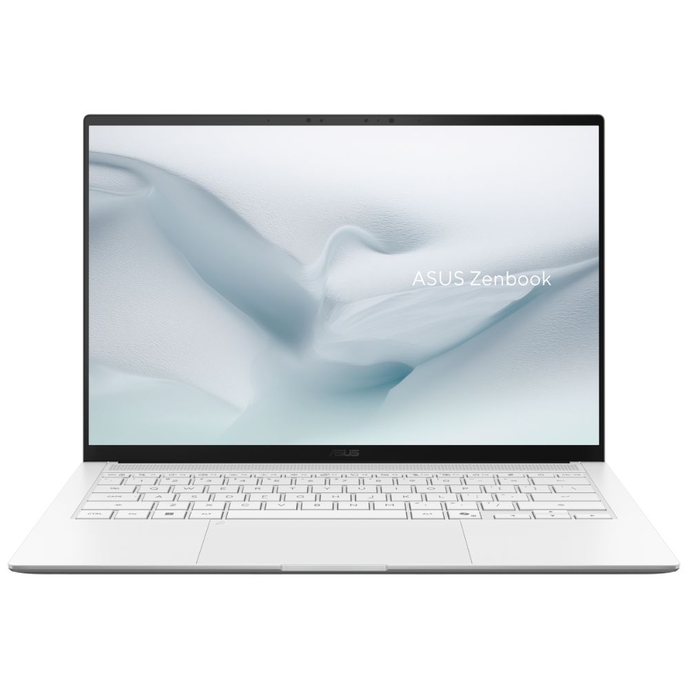 Laptop Asus Zenbook S14 OLED UX5406AA-SU348W (Ultra 9 386H/ 16GB/ 512GB SSD/ 14 inch 3K Touch/ 120Hz/ Win11/ White/ Vỏ nhôm/ Túi)