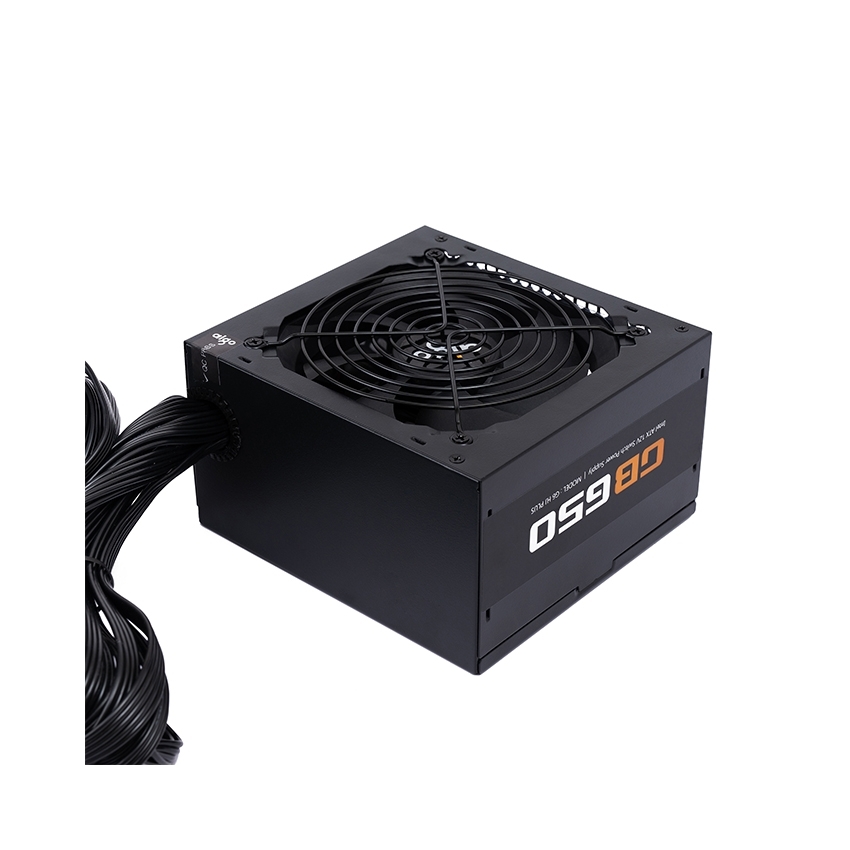 Nguồn máy tính AIGO GB650 - 650W (80 Plus Bronze/Màu Đen)