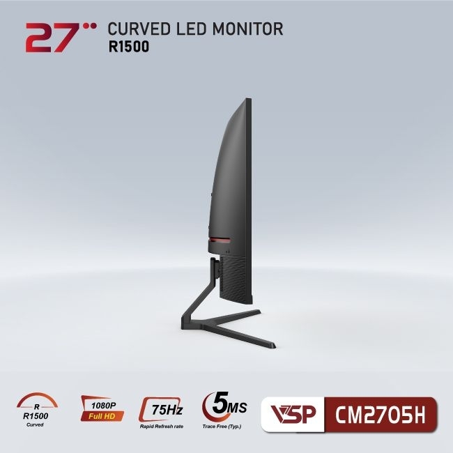 Màn hình cong VSP Thinking 27inch - CM2705H - Đen.