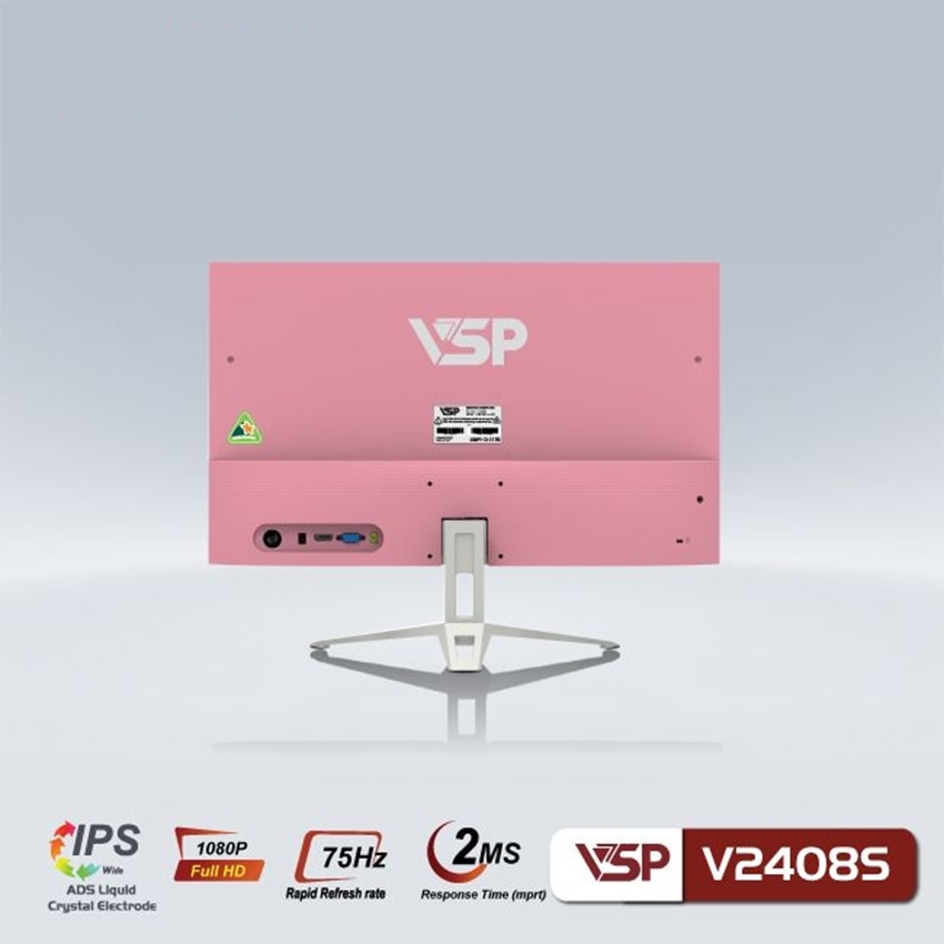 Màn hình LCD 24” VSP V2408S FHD 100Hz hồng