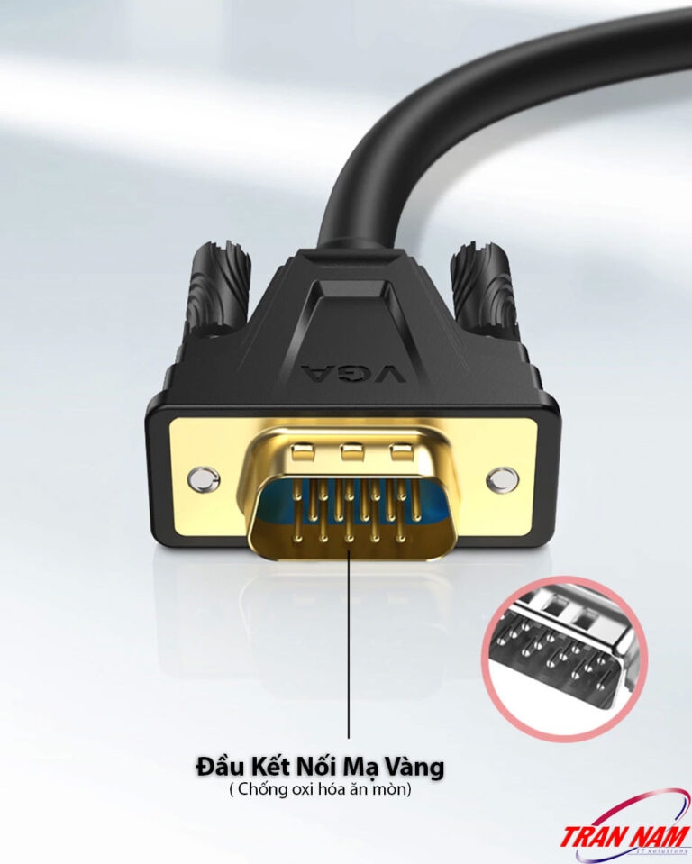 Cáp VGA Dài 1.5M Mạ Vàng Hỗ Trợ Full HD Jasoz T-C102