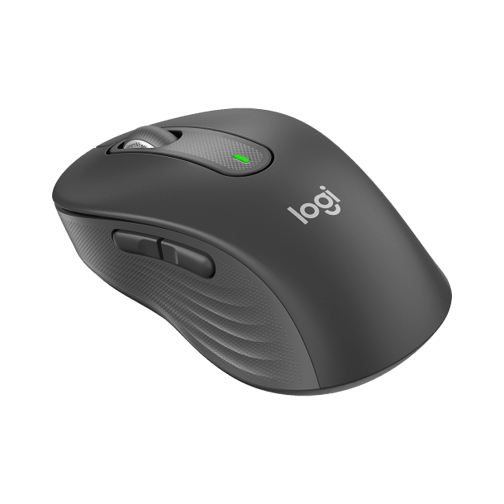 Chuột không dây Logitech M650 Signature Graphite (USB/Bluetooth/Pin AA/Đen xám)