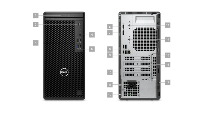 Máy tính để bàn Dell Optiplex 3000 42OT300010 Tower _i512500-8-256SSD-UBT-U-NWL-3Y