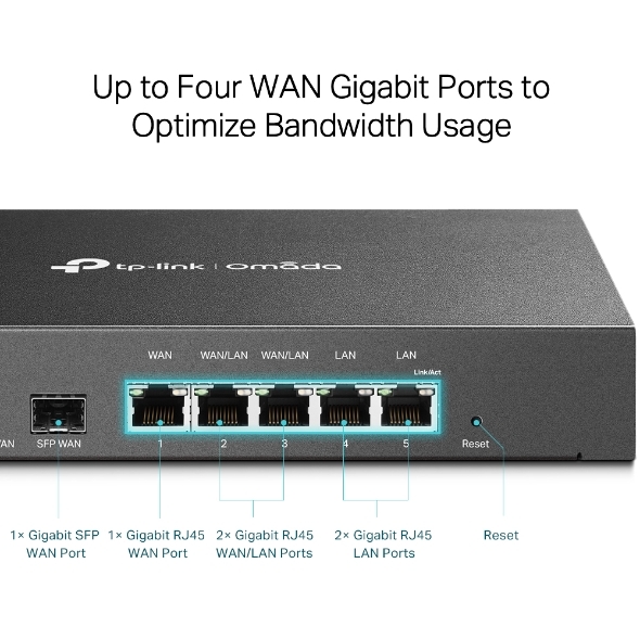 Bộ định tuyến VPN đa mạng Gigabit SafeStream Gigabit TP-LINK TL-ER7206
