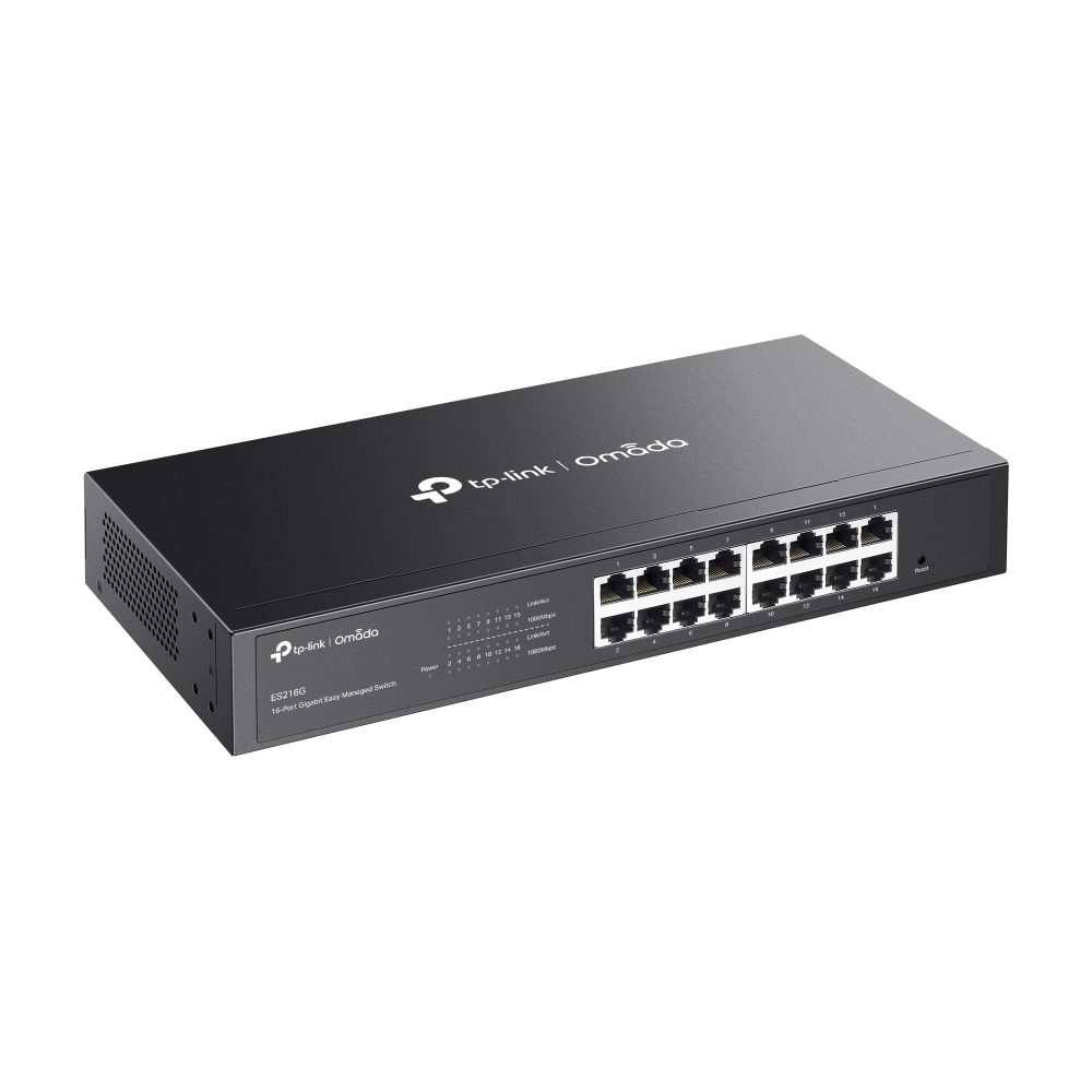 TP-Link ES216G | Switch 16-Port Gigabit Easy Managed Hỗ Trợ Cloud Omada