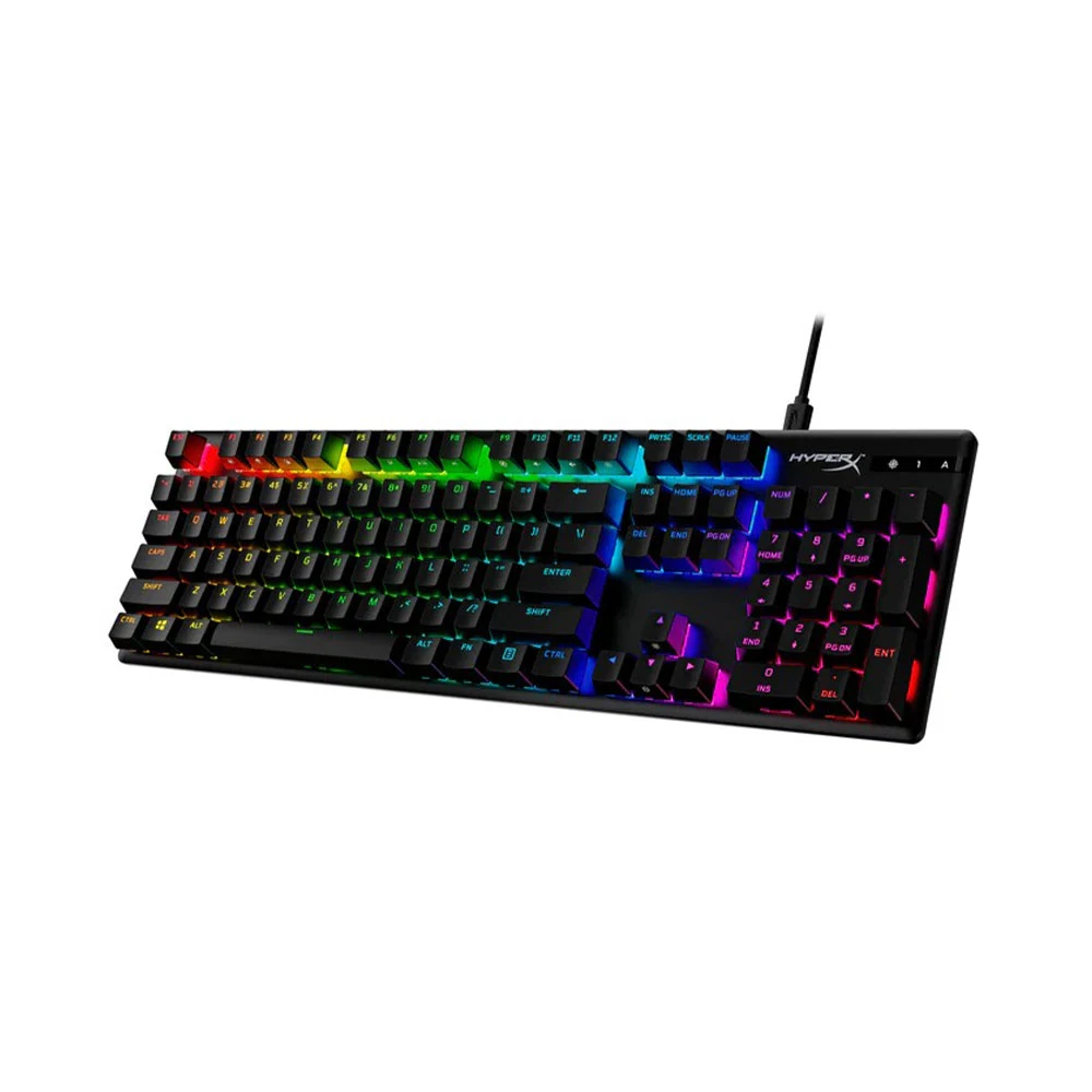 Bàn phím gaming có dây HyperX Alloy Origins Core - Aqua Switch (PBT Edition) (639N9AA)