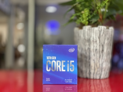 CPU Intel Core i5-10400F (2.9GHz turbo up to 4.3GHz, 6 nhân 12 luồng, 12MB Cache, 65W)