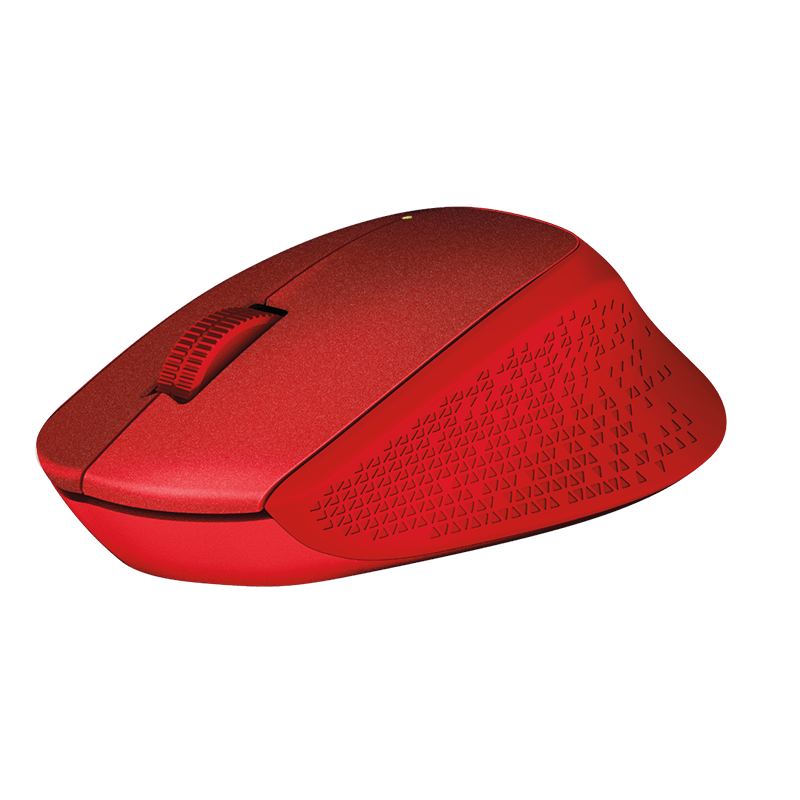 Chuột Không Dây Logitech M331 Silent - Màu đỏ