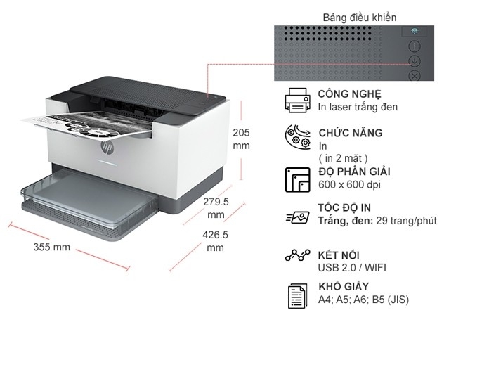 Máy in HP LaserJet M211dw 9YF83A