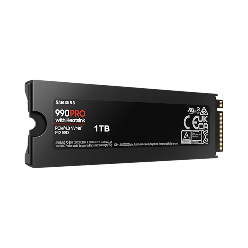 SSD Samsung 990 Pro 1TB PCIe Gen 4.0 x4 NVMe With Heatsink MZ-V9P1T0CW (có tản nhiệt)