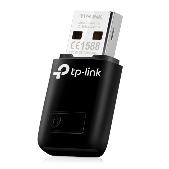 Bộ thu Wifi cổng USB tốc độ 300Mbps TP-link TL-WN823N