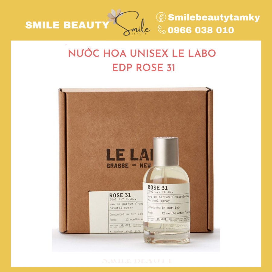Nước hoa Le Labo Rose 31 Eau De Parfum | Smilebeauty Nước Hoa Le Labo Rose 31 Eau De Parfum | Smilebeauty