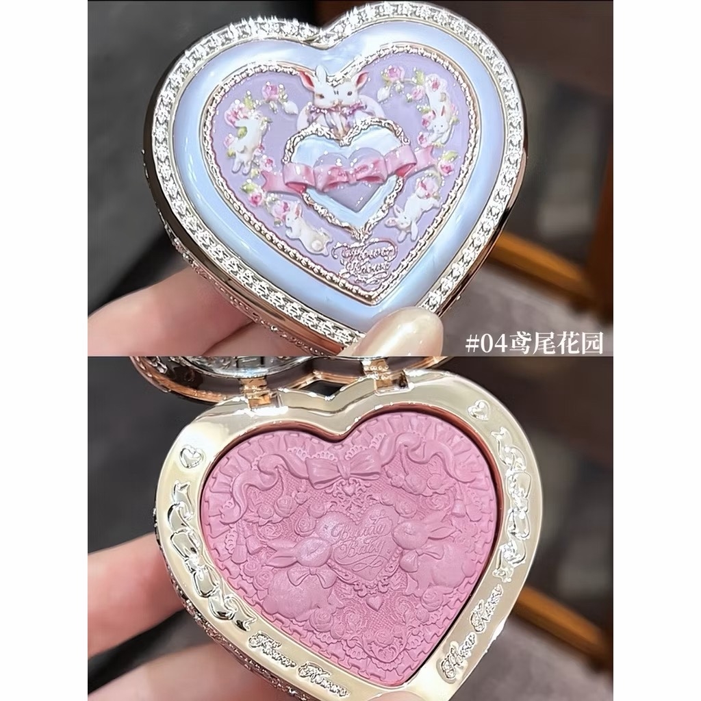 Má Hồng Flower Knows Bunny Gảden Colletion Embossed Blush 5g