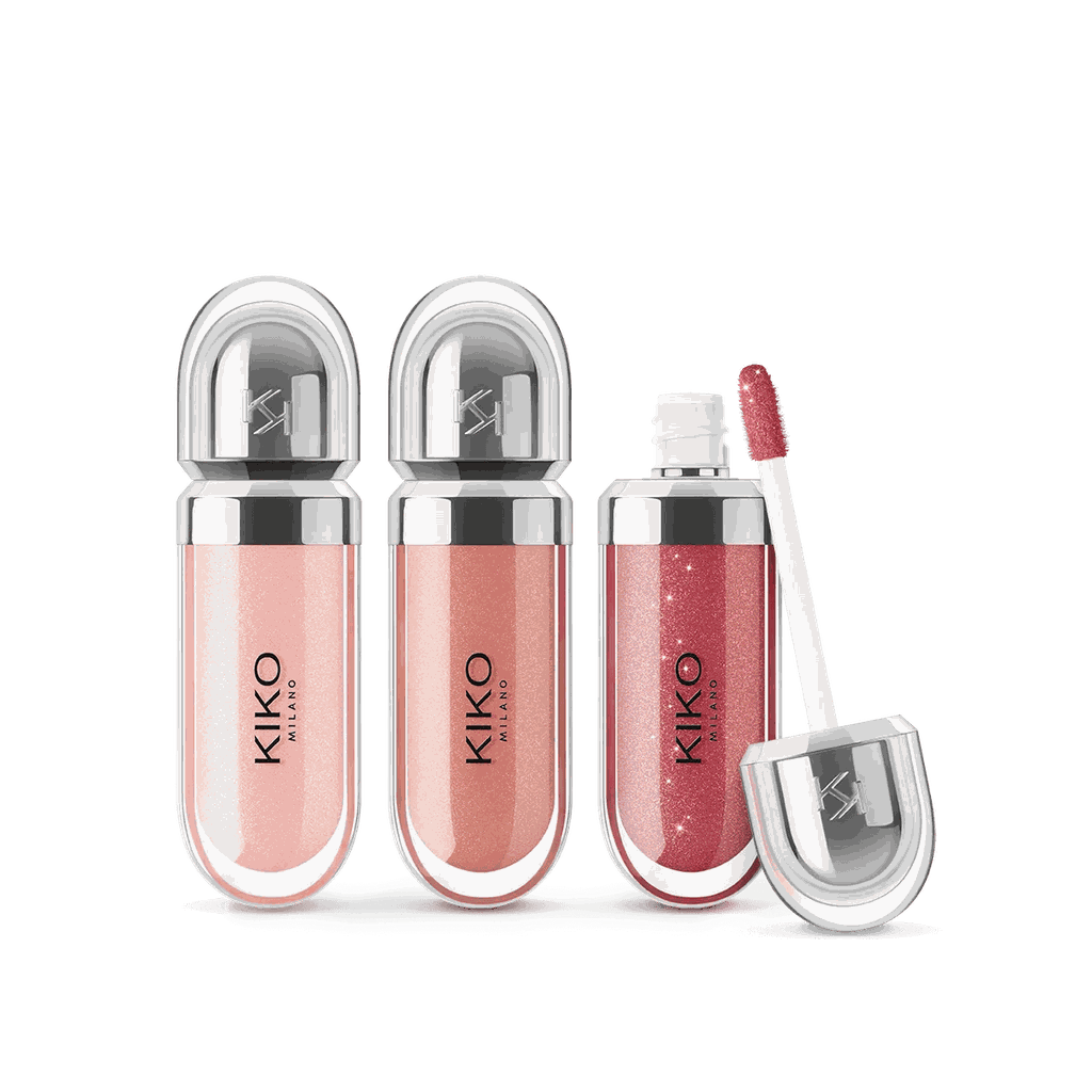 Set son bóng full size Kiko Milano Glossy Lip Set
