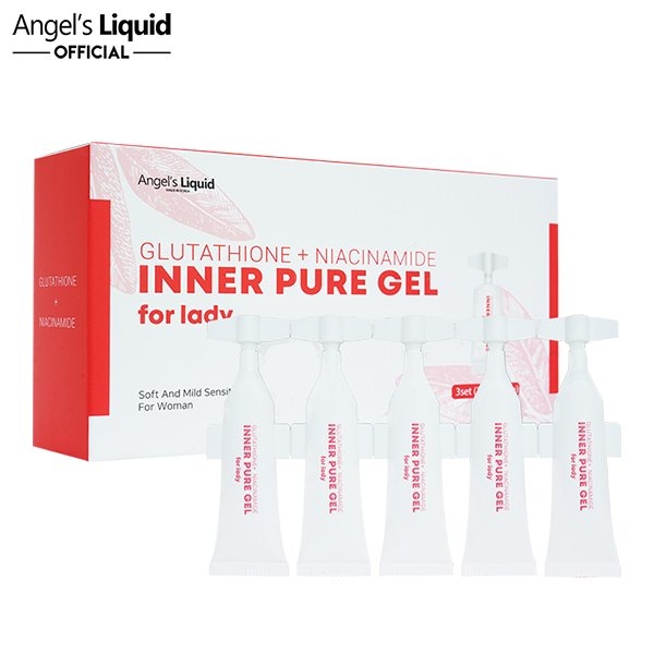 Set Tinh Chất Làm Hồng Se Khít Vùng Kín Angel Liquid Glutathione Plus Niacinamide Inner Pure Gel