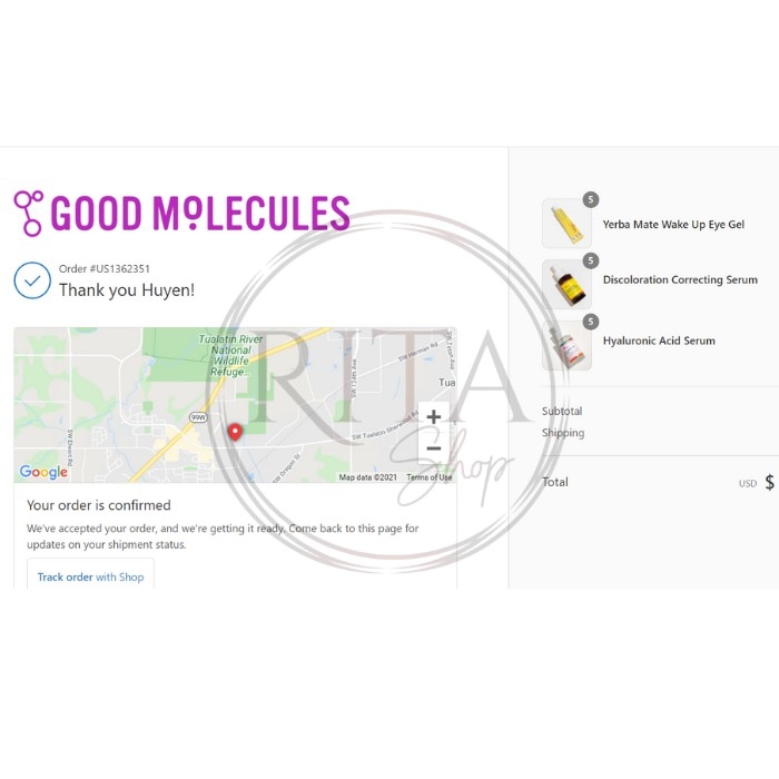 Tinh Chất làm đều màu da Good Molecules Discoloration Correcting Serum -