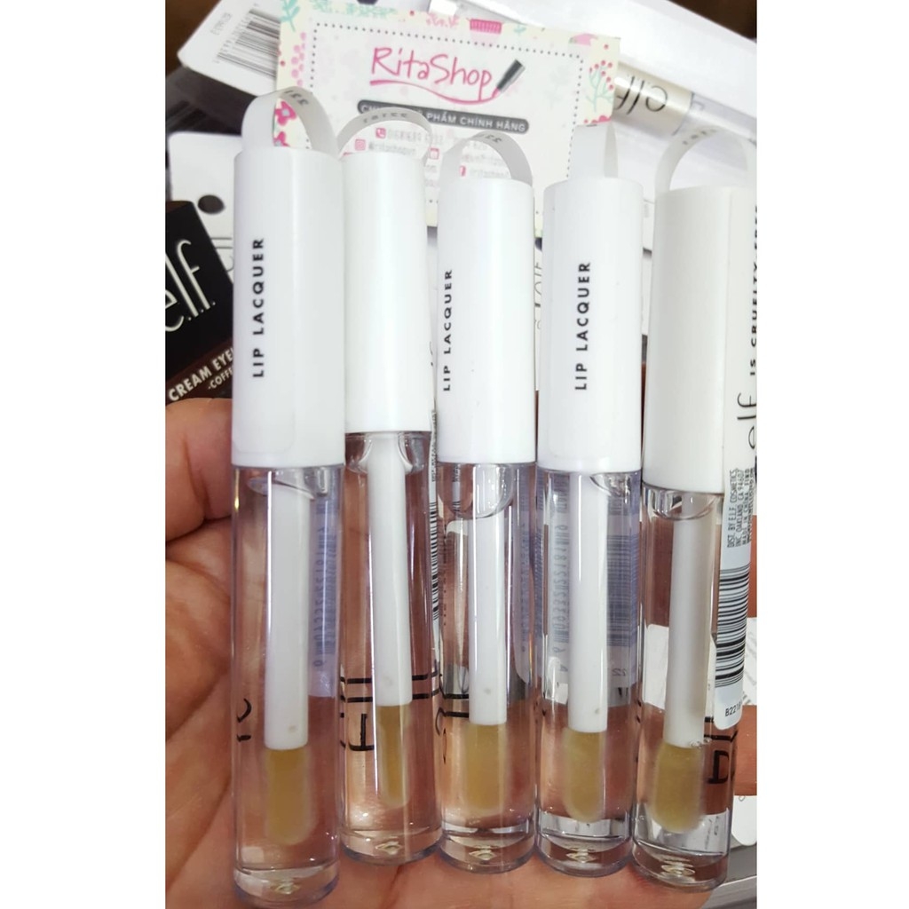 Son bóng Elf không màu trong suốt dưỡng môi Lip Lacquer