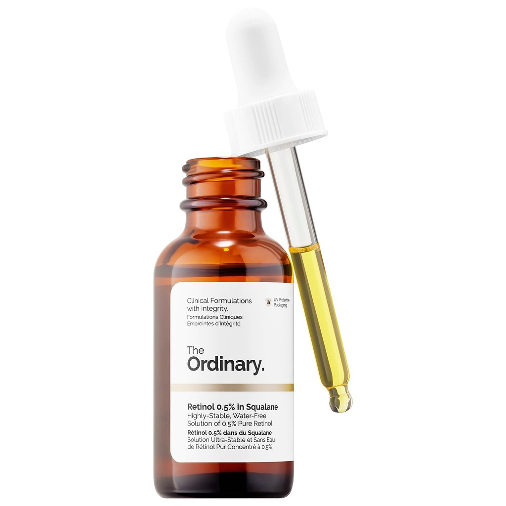 Serum The Ordinary Retinol 0,2 & 0,5% in Squalane đẩy lùi dấu hiệu lão hoá và xoá mờ khuyết điểm trên da