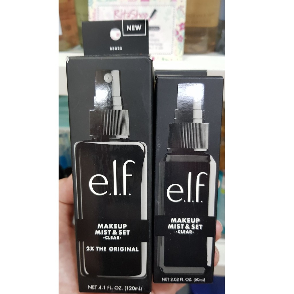 Xịt khoáng giữ & khóa lớp makeup Elf Makeup Mist & Set