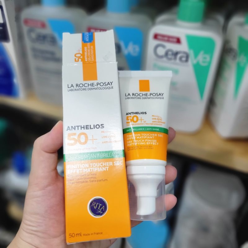 Kem Chống Nắng Cho Da Dầu La Roche-Posay Anti-Brillance/ Anti-Shine Anthelios XL Dry Touch Gel Cream 50ml